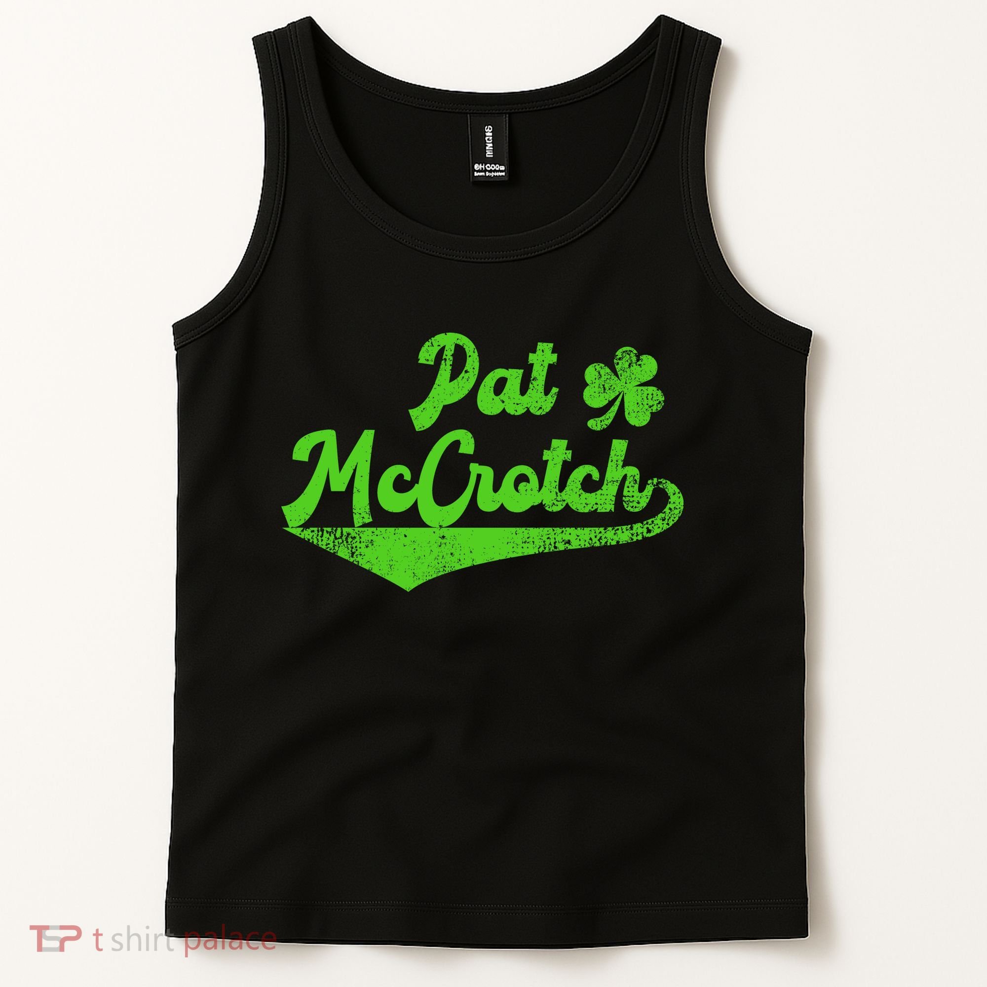 Pat McCrotch Dirty Adult Irish ST PATRICKS DAY Tank Top