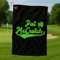 Pat McCrotch Dirty Adult Irish ST PATRICKS DAY Golf Towel thumb 1