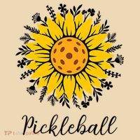 Pickleball Mother's Day Flower Cute Sunflower  Tote Bag thumb 4