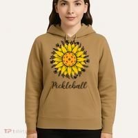 Pickleball Mother's Day Flower Cute Sunflower  Hoodie thumb 5