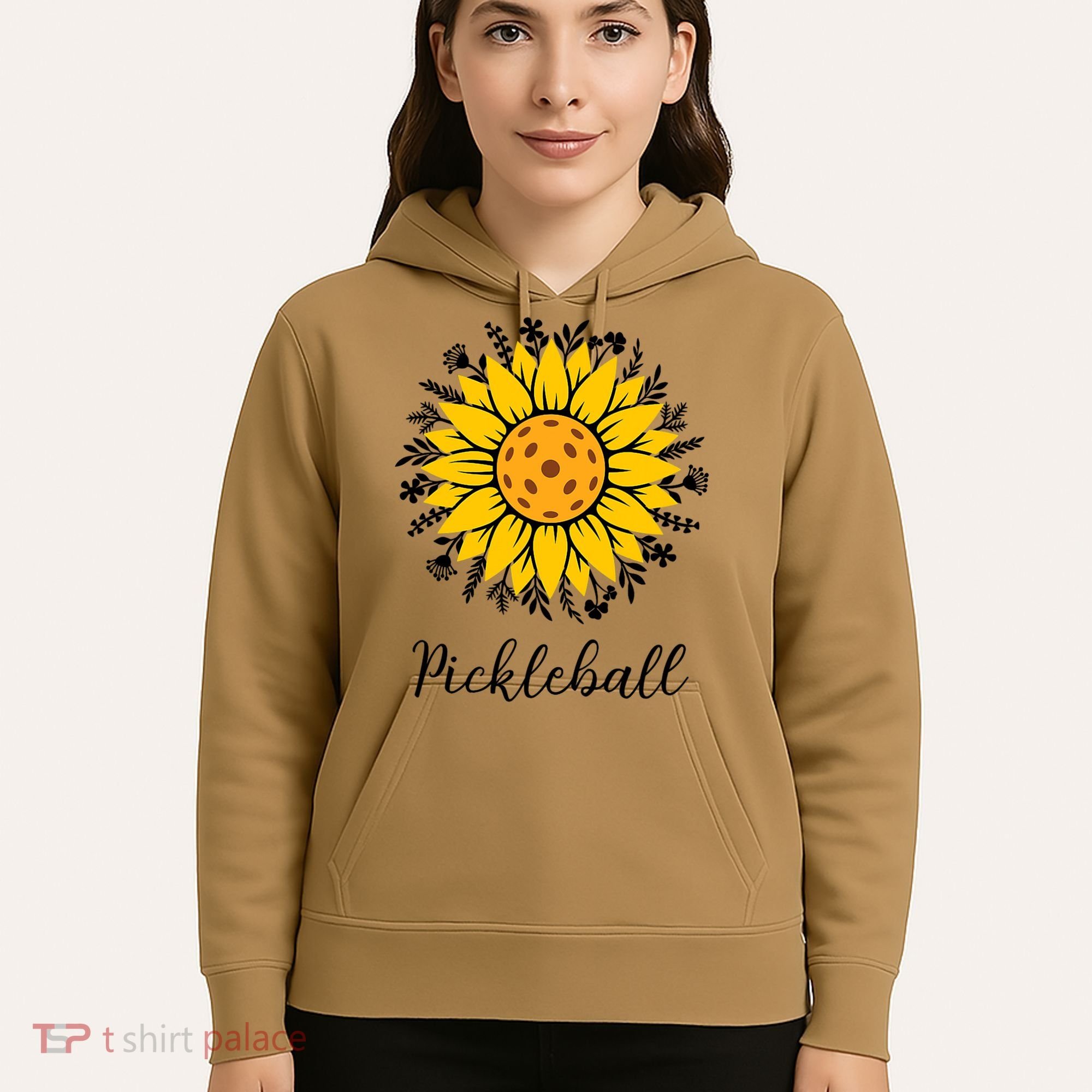 Pickleball Mother's Day Flower Cute Sunflower  Hoodie