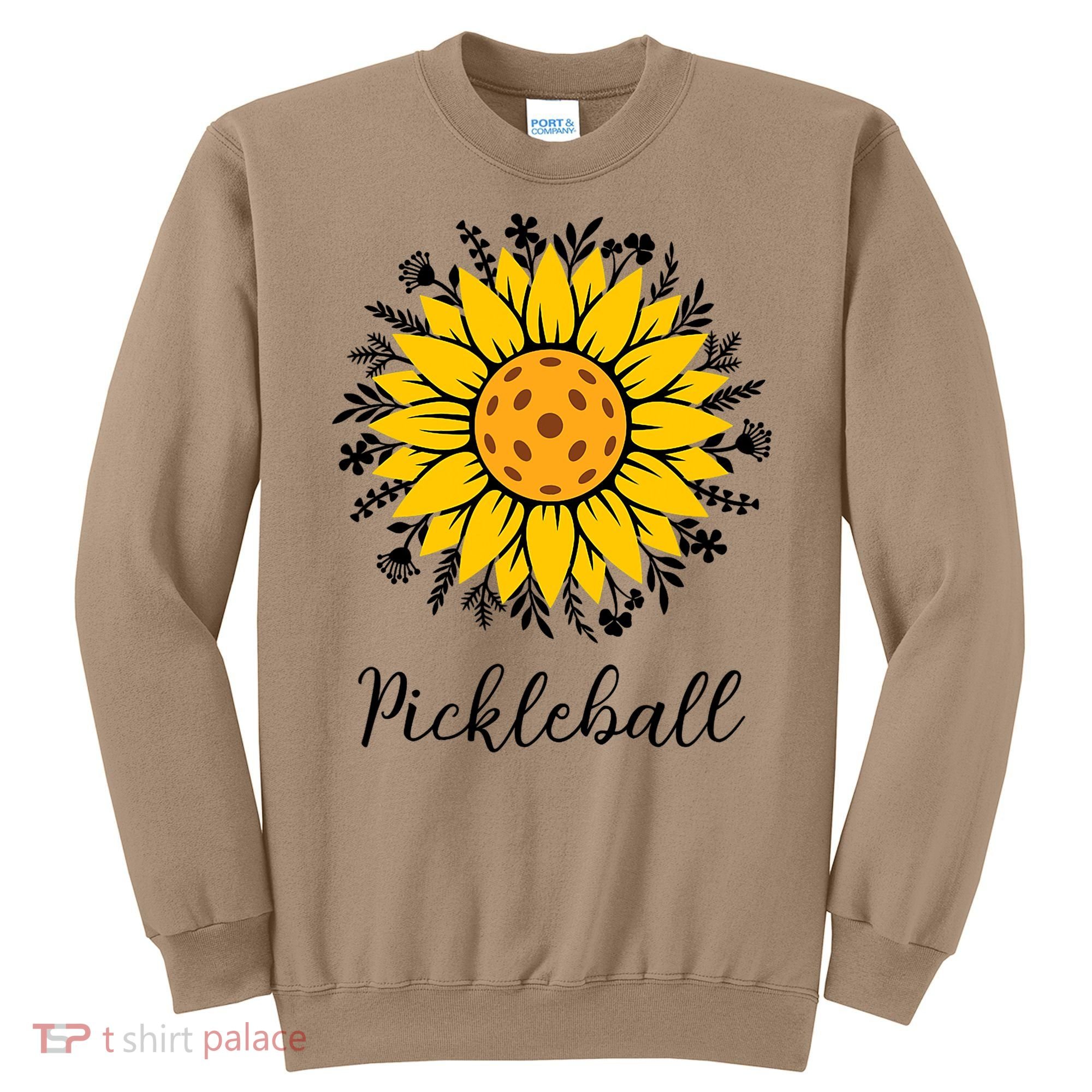 Pickleball Mother's Day Flower Cute Sunflower  Sweatshirt