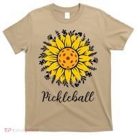 Pickleball Mother's Day Flower Cute Sunflower  T-Shirt thumb 0