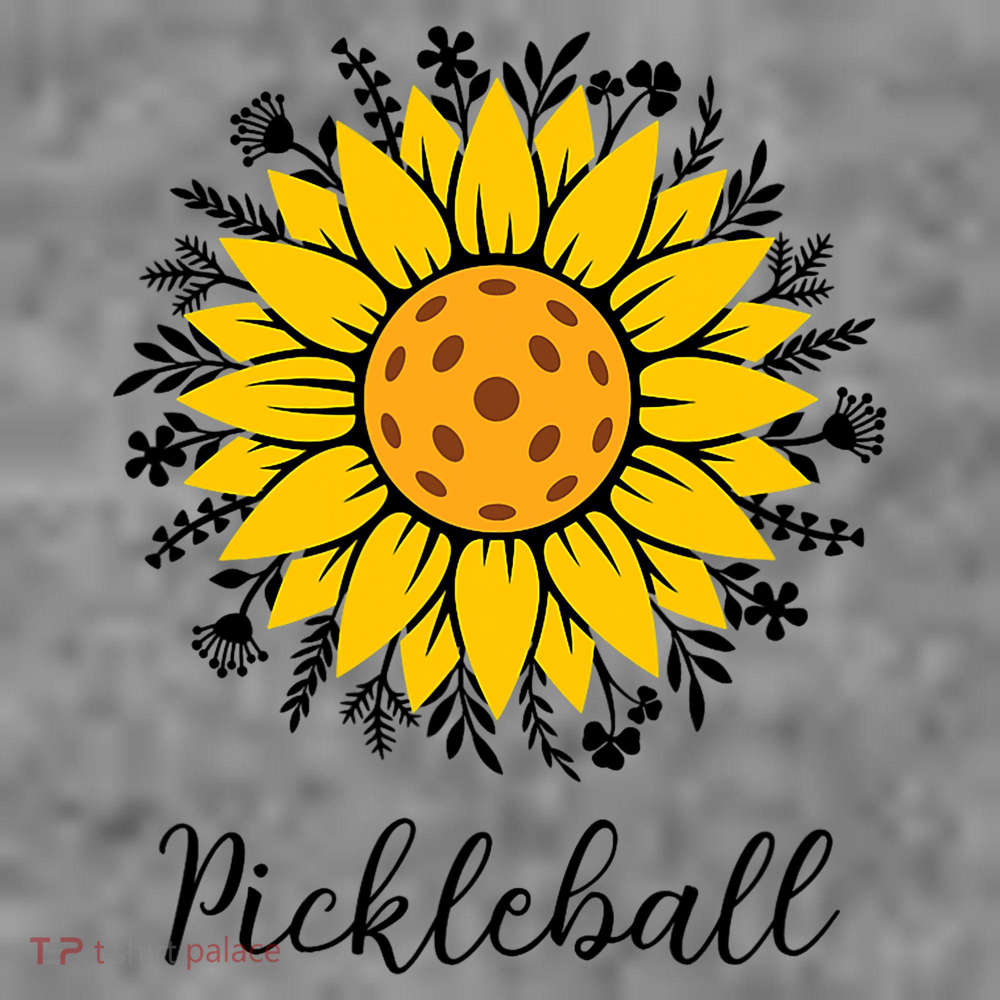 Pickleball Mother's Day Flower Cute Sunflower  Toddler Hoodie