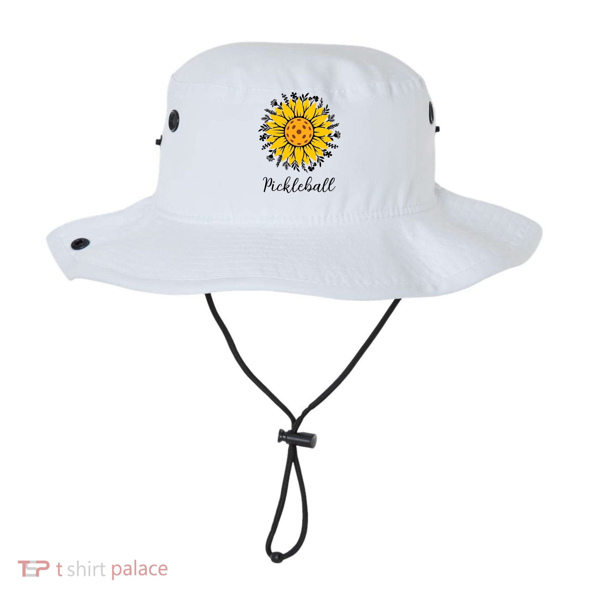 Pickleball Mother's Day Flower Cute Sunflower  Bucket Hat