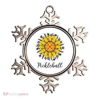 Pickleball Mother's Day Flower Cute Sunflower  Ornament