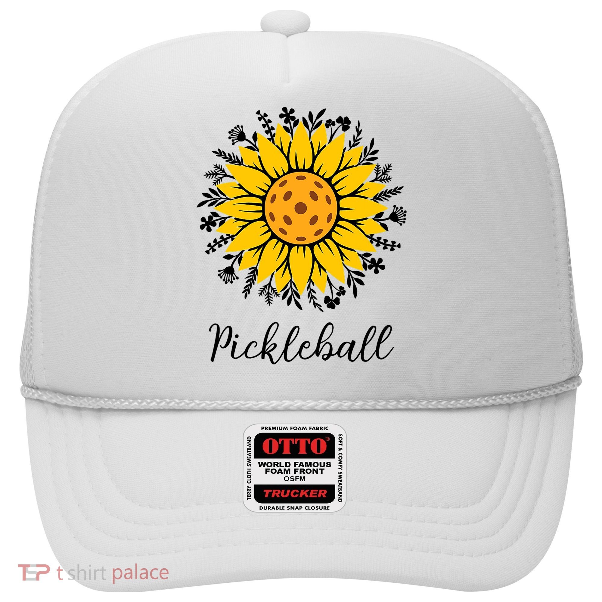 Pickleball Mother's Day Flower Cute Sunflower  Hat