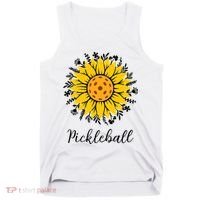 Pickleball Mother's Day Flower Cute Sunflower  Tank Top thumb 0