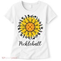Pickleball Mother's Day Flower Cute Sunflower  Women's T-Shirt thumb 0