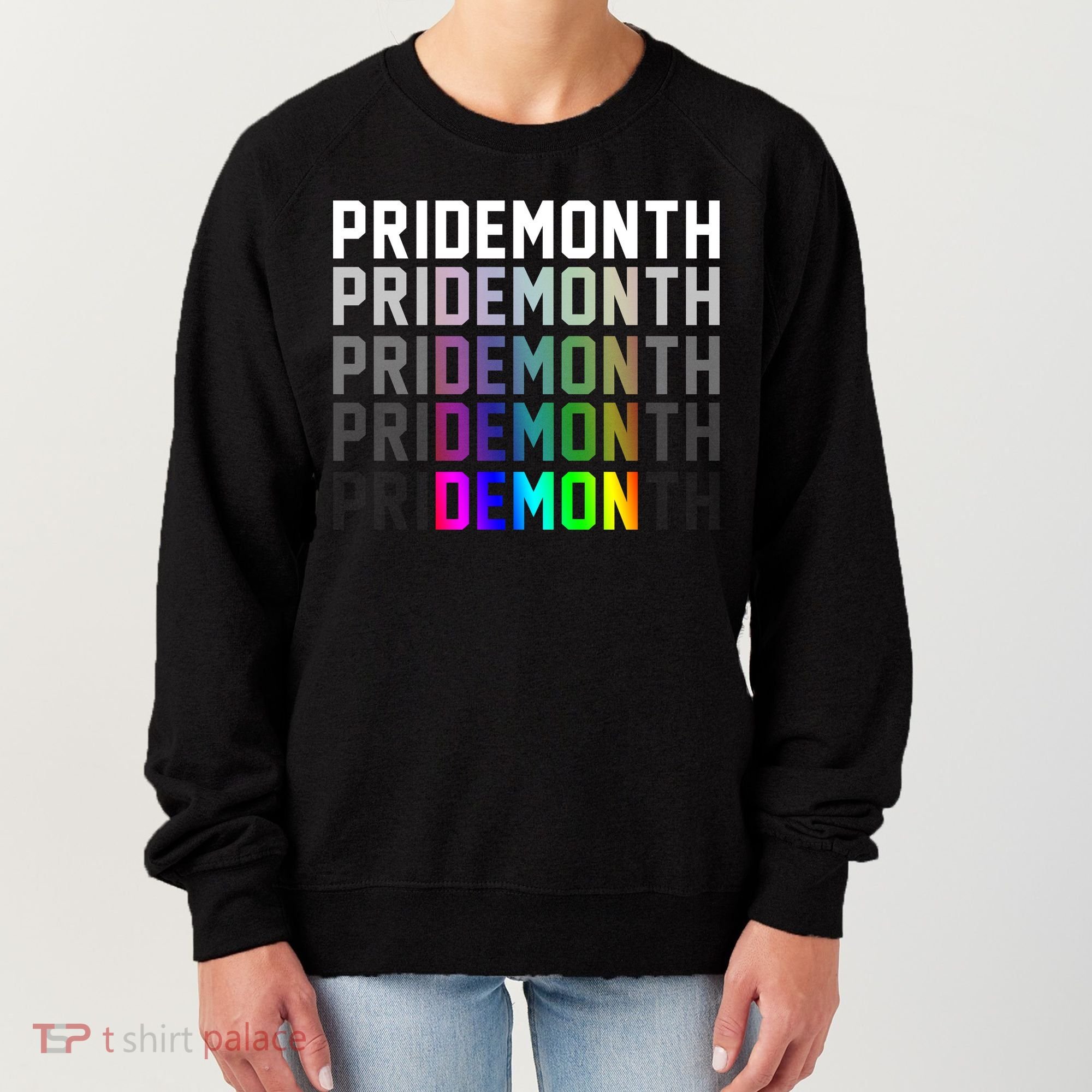 Pride Month Demon Rainbow Women's Sweatshirt