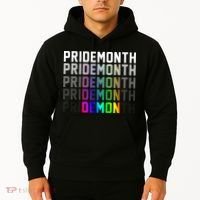 Pride Month Demon Rainbow Hoodie thumb 2