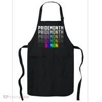 Pride Month Demon Rainbow Apron thumb 0