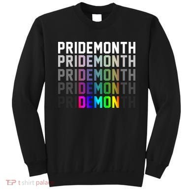 Pride Month Demon Rainbow Sweatshirt