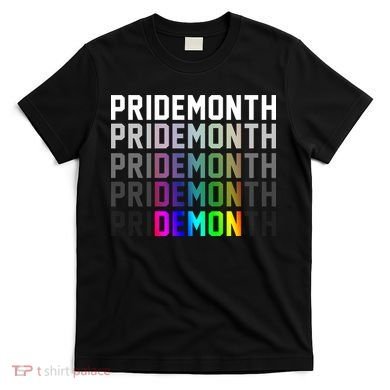 Pride Month Demon Rainbow T-Shirt