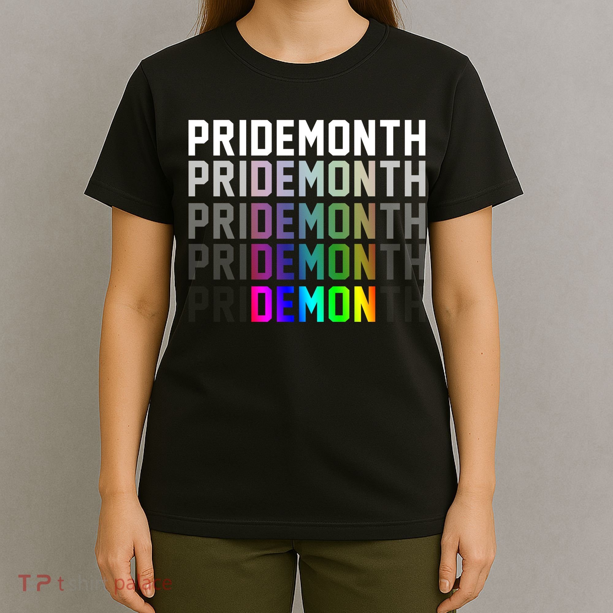Pride Month Demon Rainbow T-Shirt