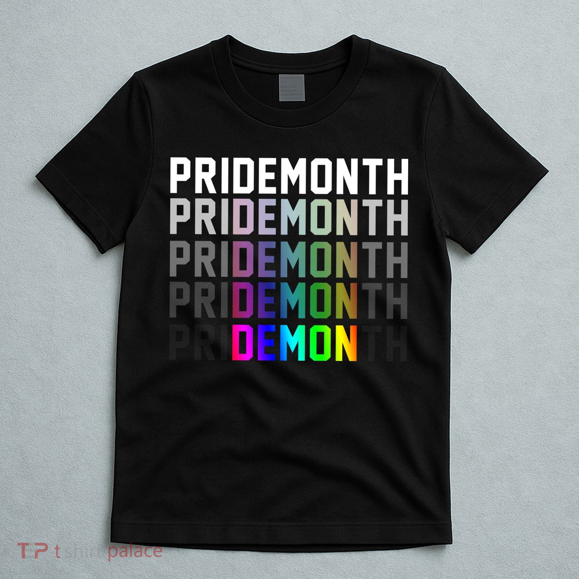 Pride Month Demon Rainbow T-Shirt