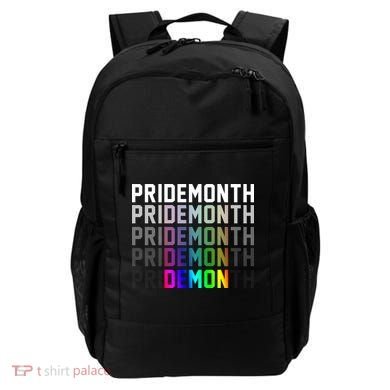 Pride Month Demon Rainbow Backpack