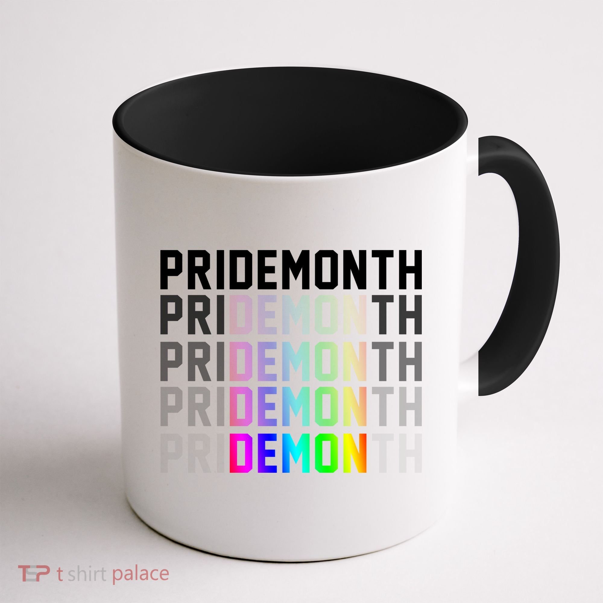 Pride Month Demon Rainbow Coffee Mug