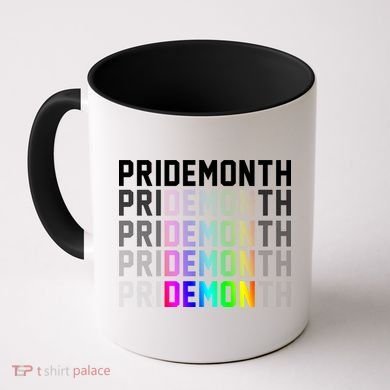 Pride Month Demon Rainbow Coffee Mug