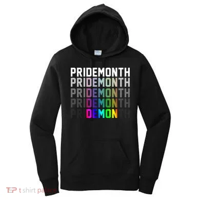 Pride Month Demon Rainbow Women's Hoodie