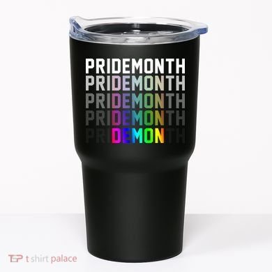 Pride Month Demon Rainbow Tumbler