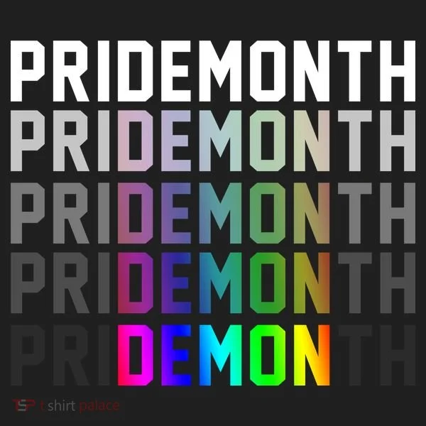 Pride Month Demon Rainbow Tumbler
