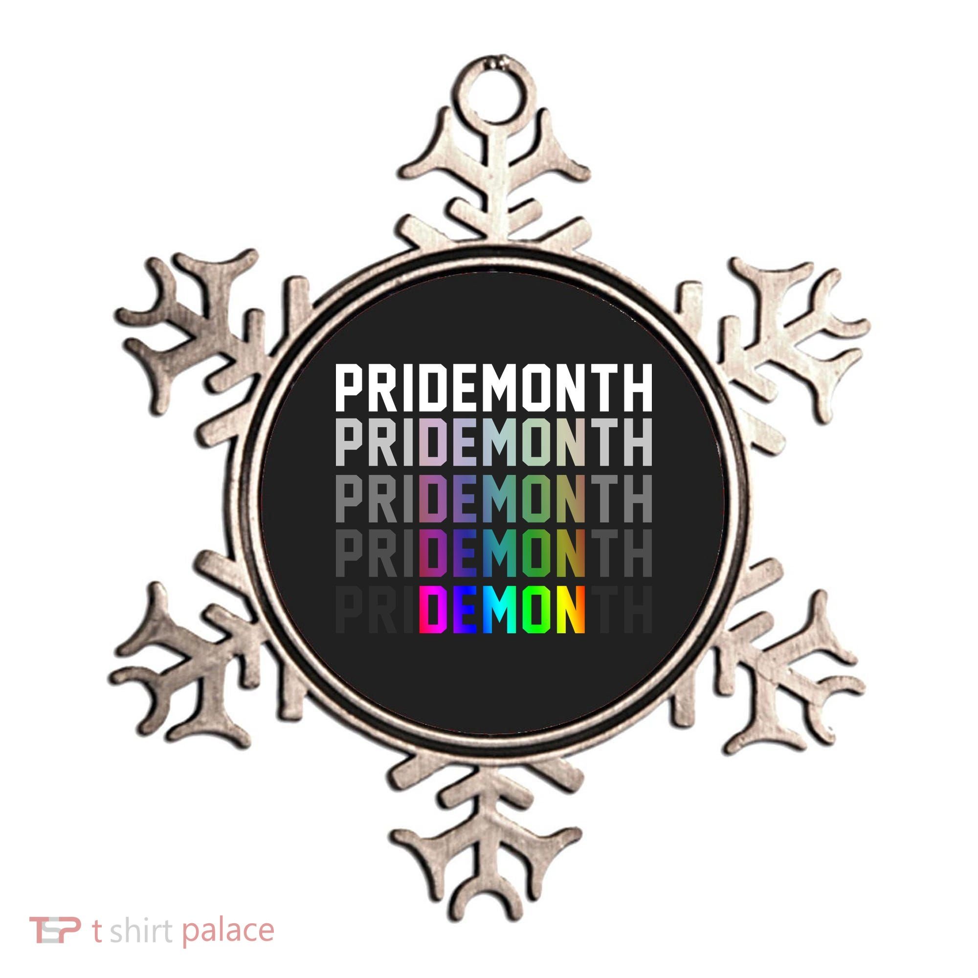 Pride Month Demon Rainbow Ornament