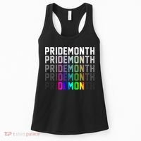 Pride Month Demon Rainbow Women's Tank Top thumb 0