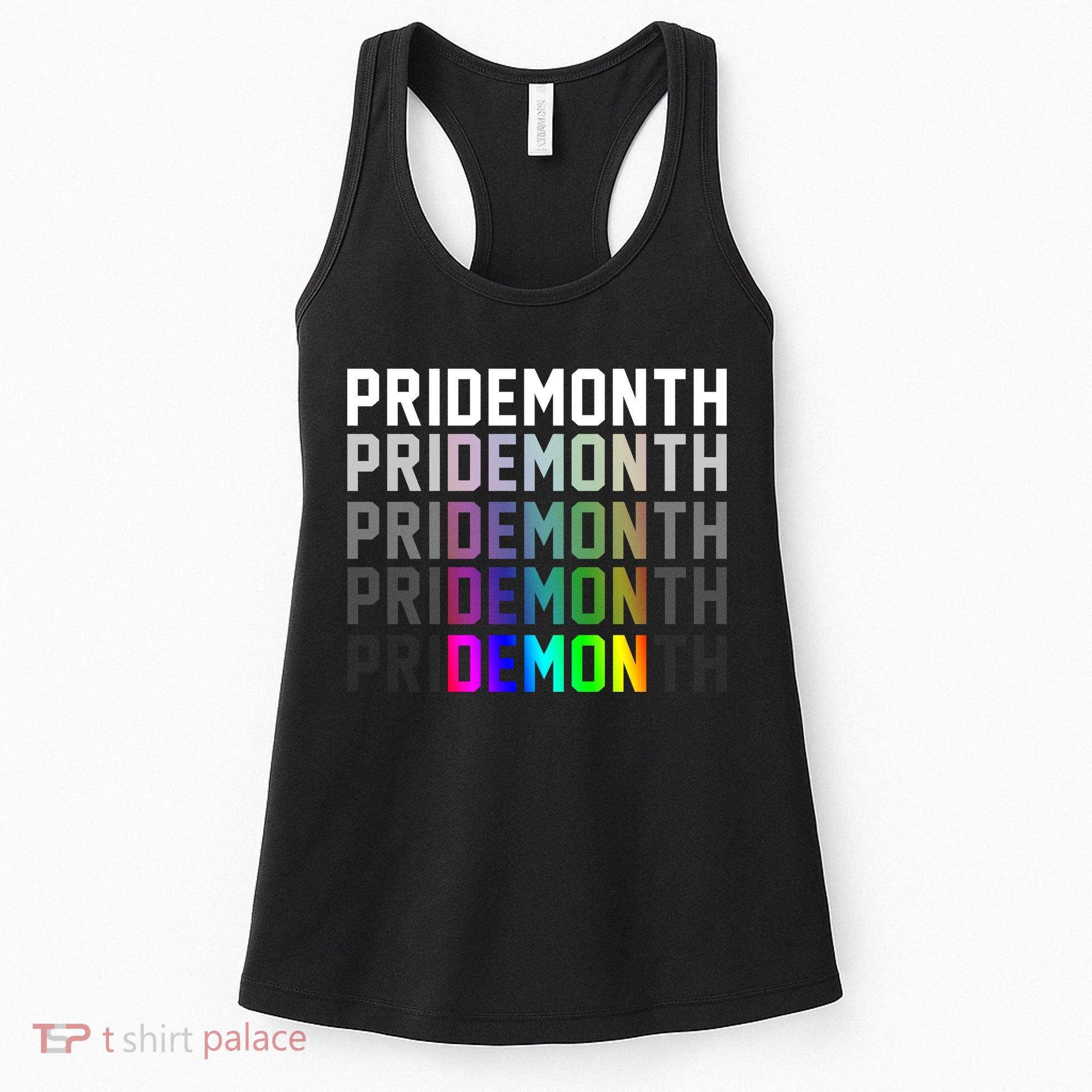 Pride Month Demon Rainbow Women's Tank Top
