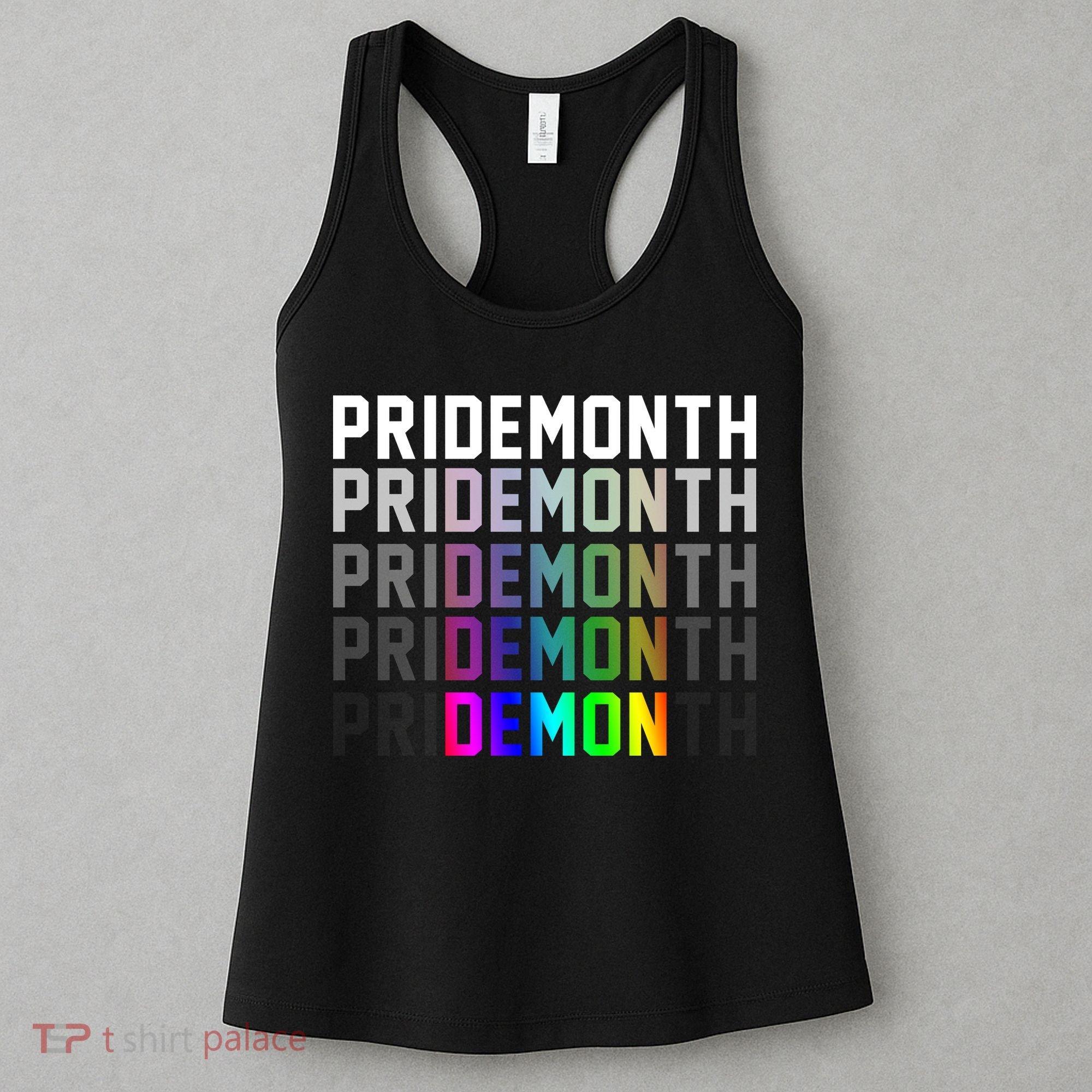 Pride Month Demon Rainbow Women's Tank Top