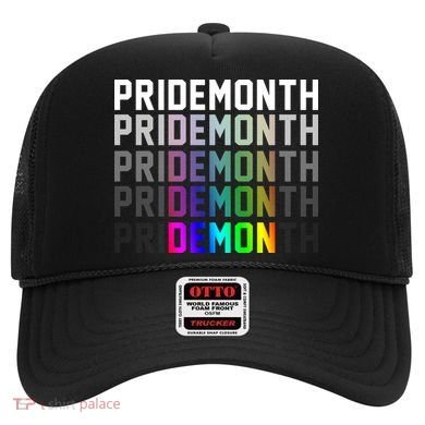Pride Month Demon Rainbow Hat