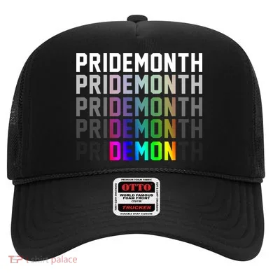 Pride Month Demon Rainbow Hat
