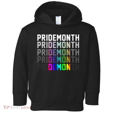 Pride Month Demon Rainbow Toddler Hoodie