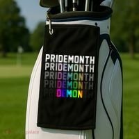 Pride Month Demon Rainbow Golf Towel thumb 2
