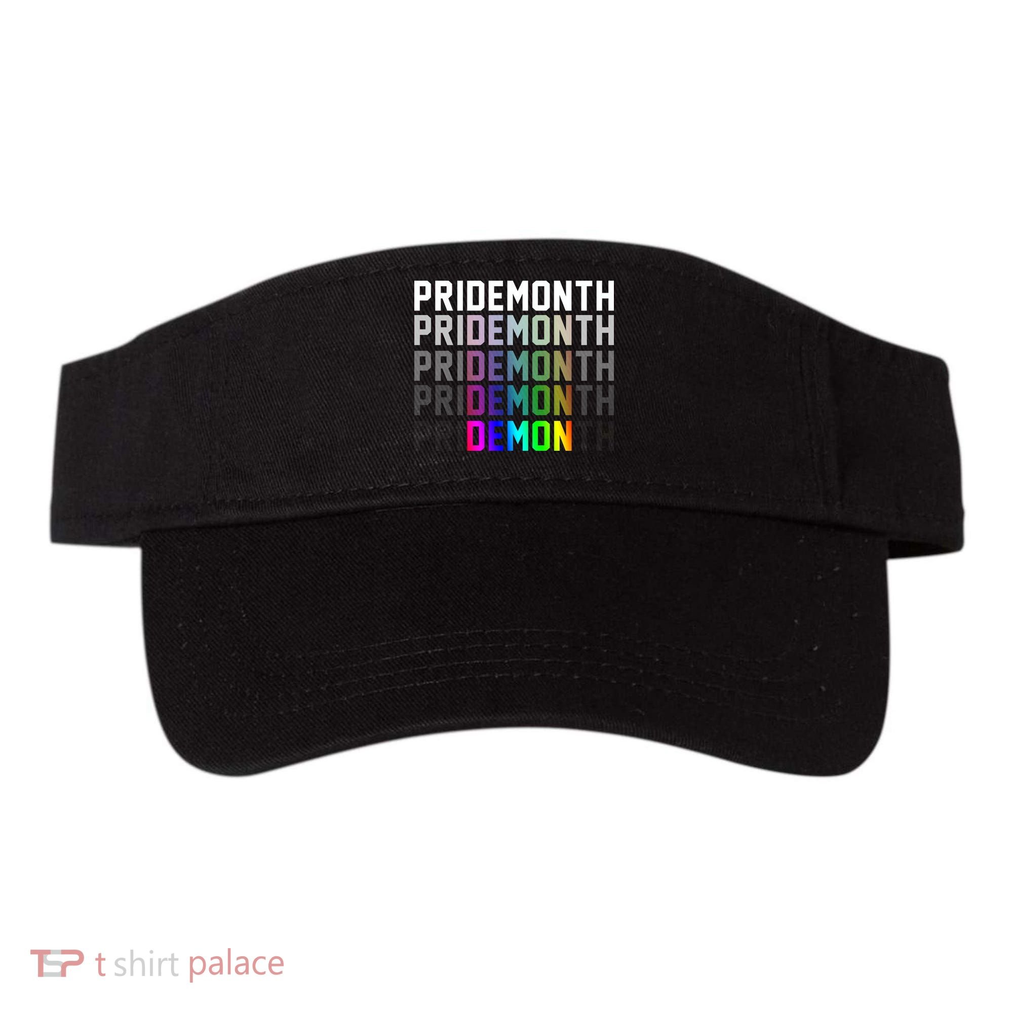 Pride Month Demon Rainbow Visor