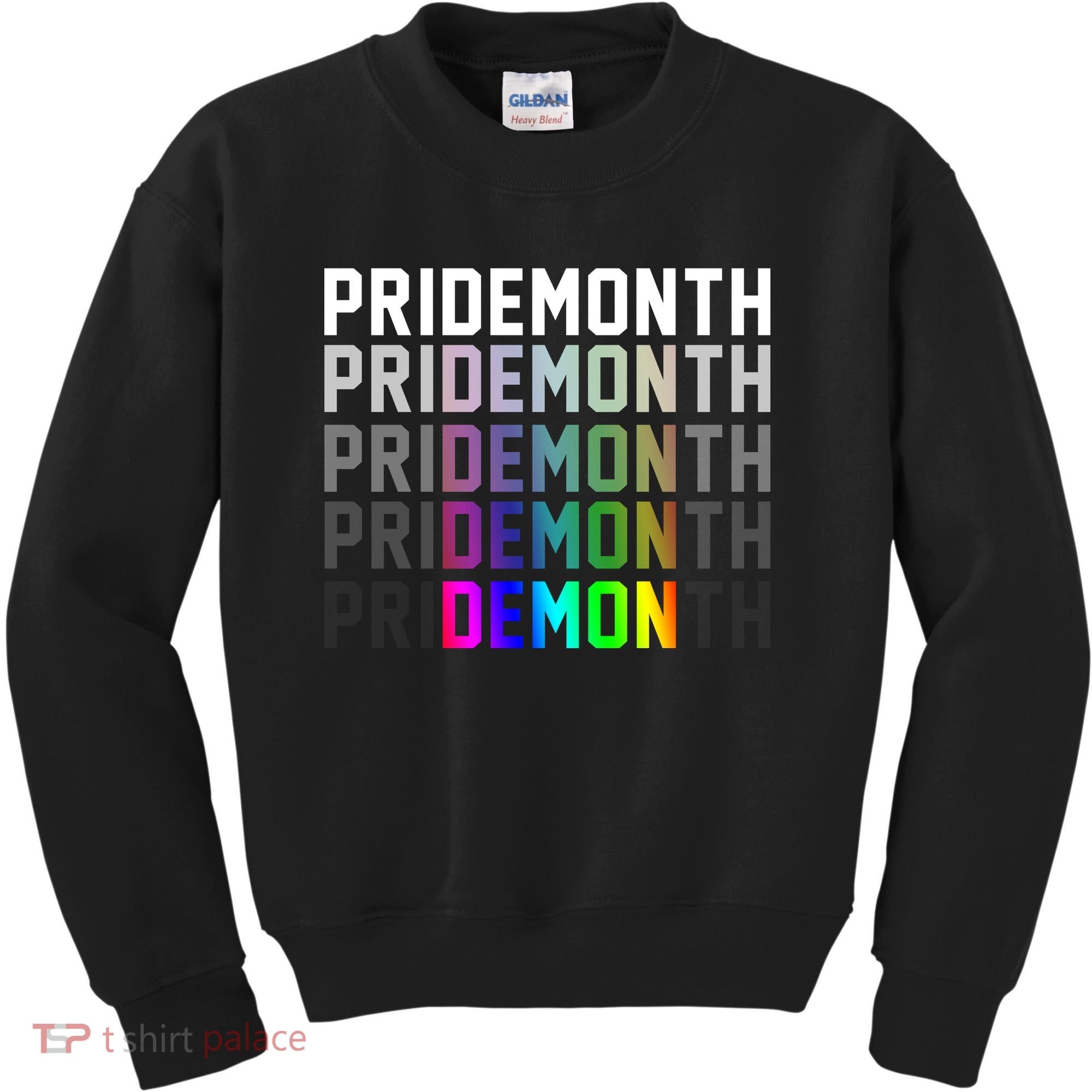Pride Month Demon Rainbow Kids Sweatshirt