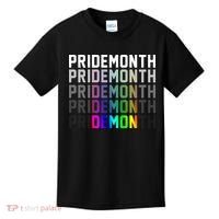 Pride Month Demon Rainbow Kids T-Shirt thumb 0