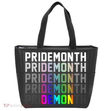 Pride Month Demon Rainbow Tote Bag