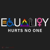 Pride Month Equality Hurts No One Lgbtq Pride Human Rights Gift Beanie thumb 2