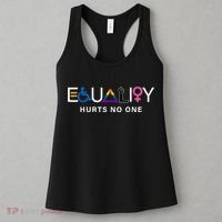 Pride Month Equality Hurts No One Lgbtq Pride Human Rights Gift Women's Tank Top thumb 3