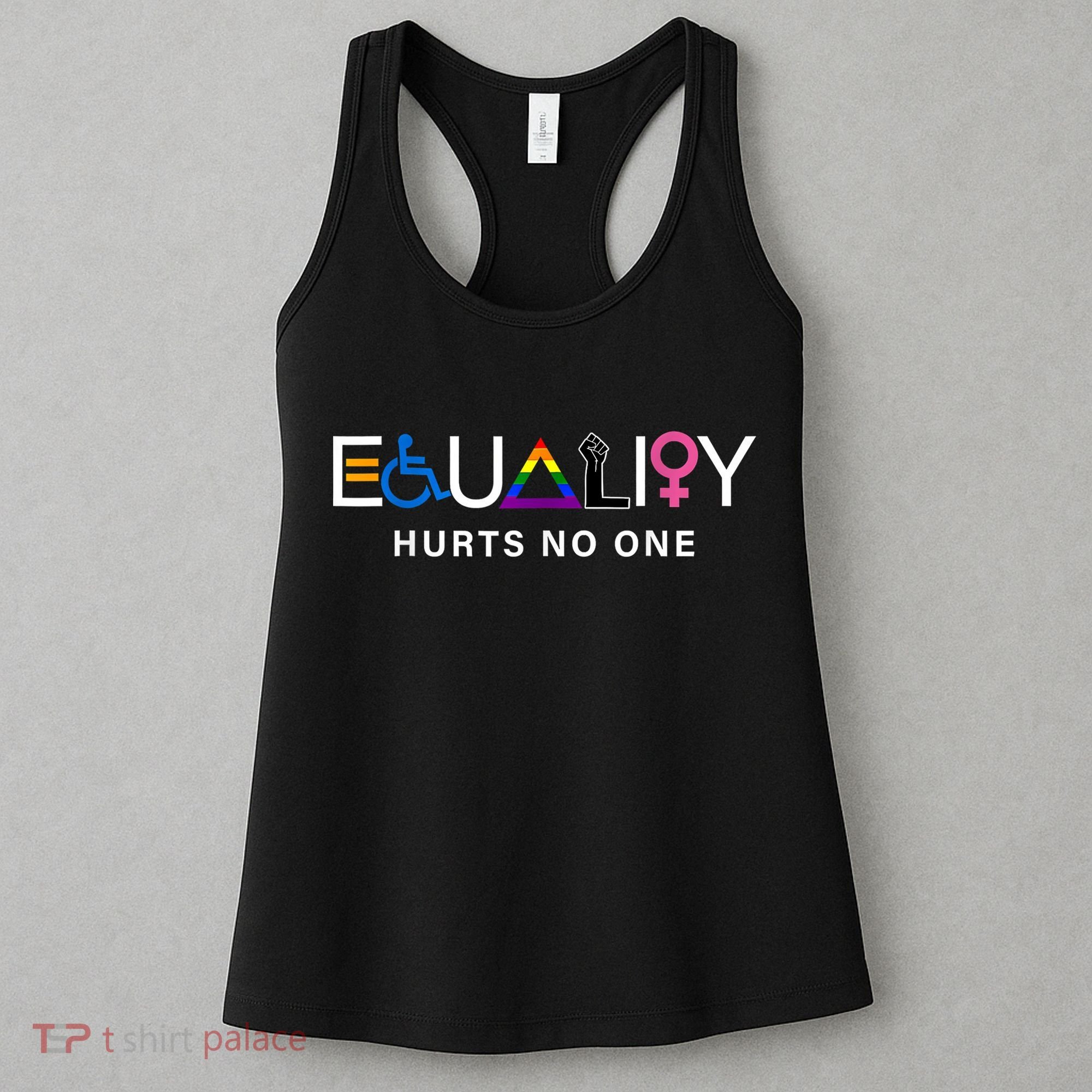 Pride Month Equality Hurts No One Lgbtq Pride Human Rights Gift Women's Tank Top