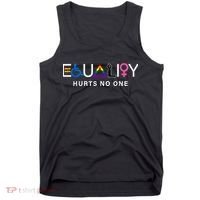 Pride Month Equality Hurts No One Lgbtq Pride Human Rights Gift Tank Top thumb 0