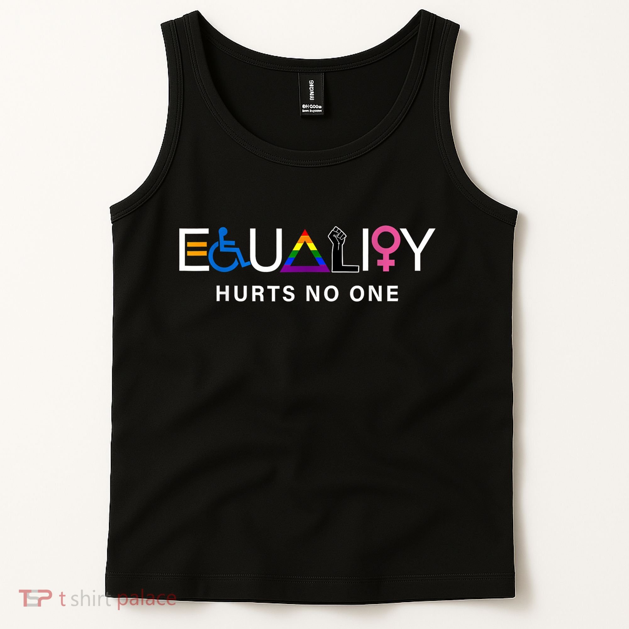Pride Month Equality Hurts No One Lgbtq Pride Human Rights Gift Tank Top