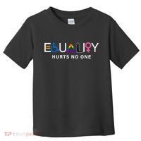 Pride Month Equality Hurts No One Lgbtq Pride Human Rights Gift Toddler T-Shirt thumb 0