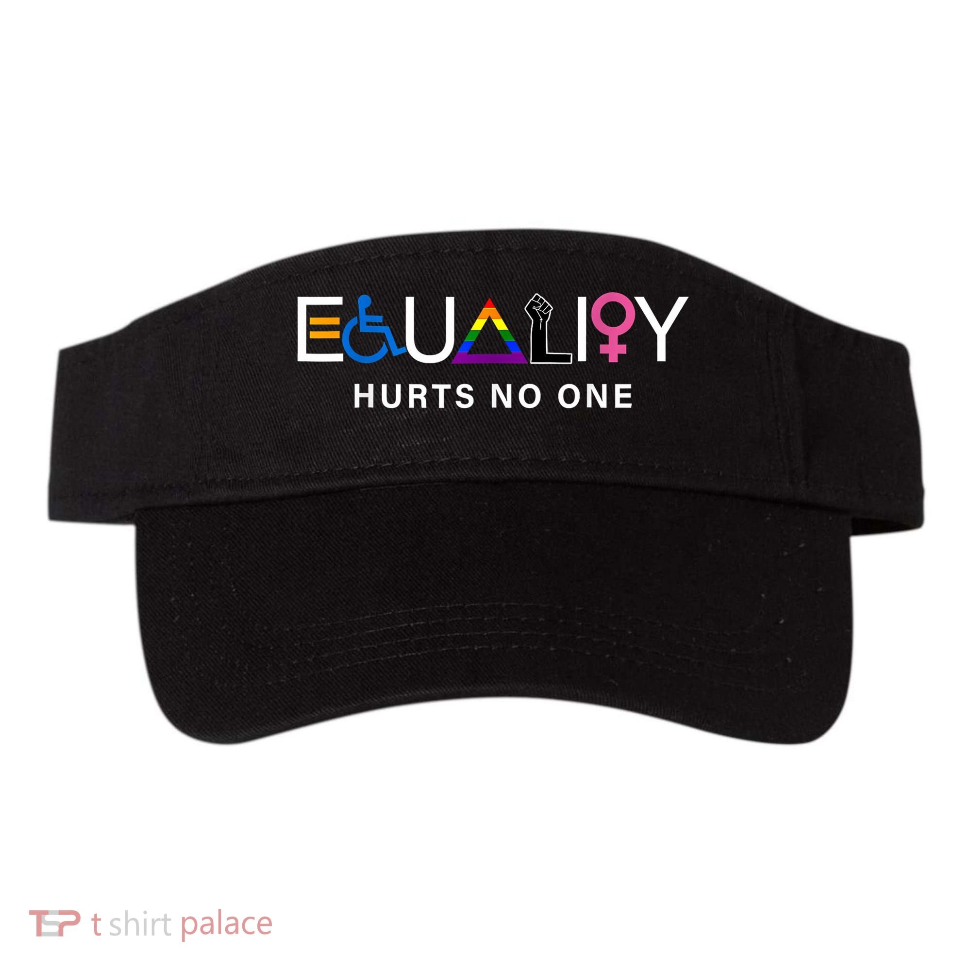Pride Month Equality Hurts No One Lgbtq Pride Human Rights Gift Visor