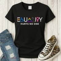 Pride Month Equality Hurts No One Lgbtq Pride Human Rights Gift Women's T-Shirt thumb 3
