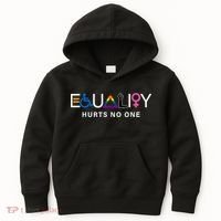 Pride Month Equality Hurts No One Lgbtq Pride Human Rights Gift Kids Hoodie thumb 0