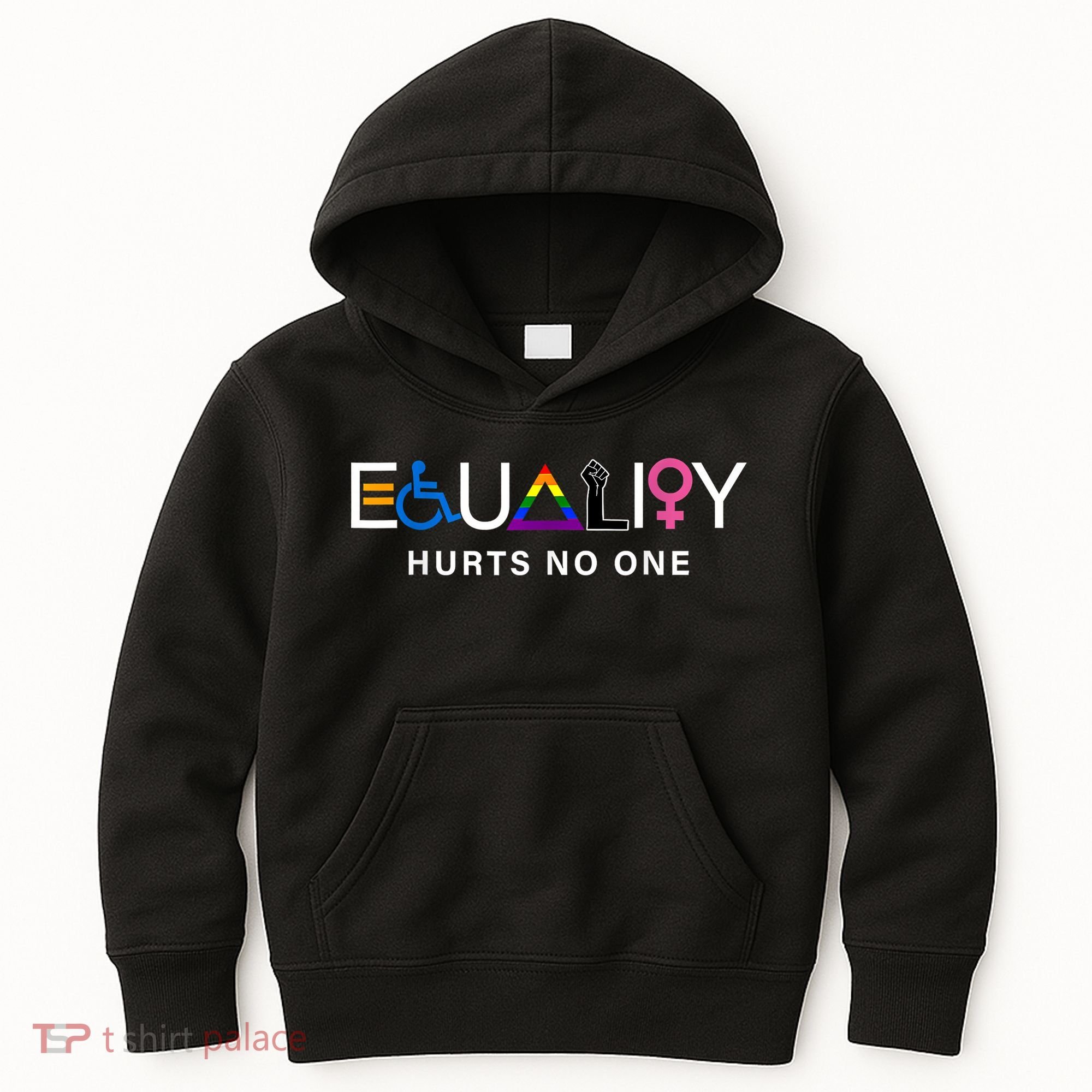 Pride Month Equality Hurts No One Lgbtq Pride Human Rights Gift Kids Hoodie