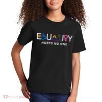 Pride Month Equality Hurts No One Lgbtq Pride Human Rights Gift Kids T-Shirt thumb 2