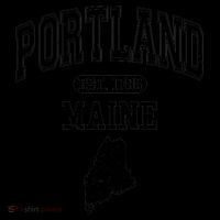 Portland Maine Est 1786 Varsity Coffee Mug thumb 5